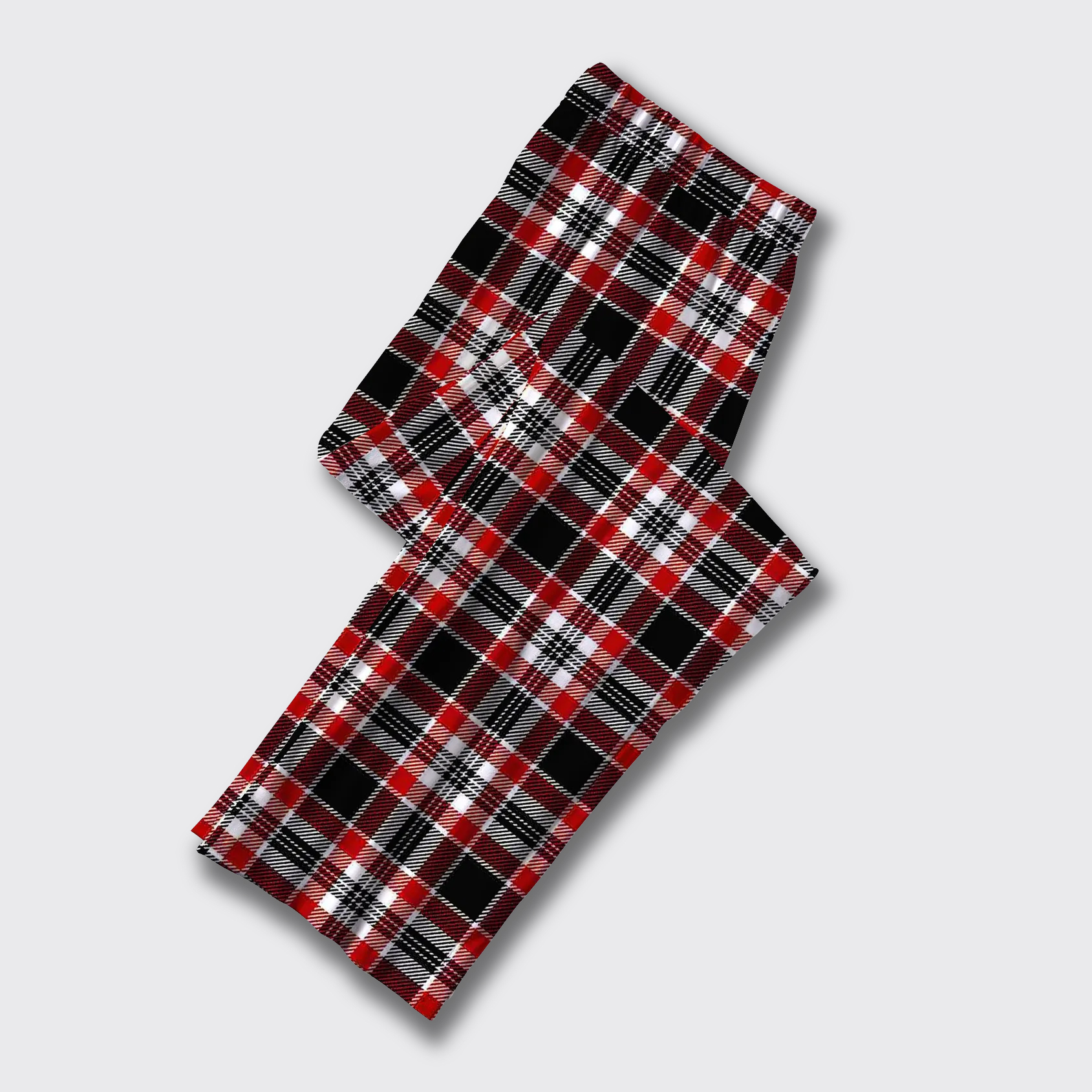 Dark Red Plaid Pajama Pants