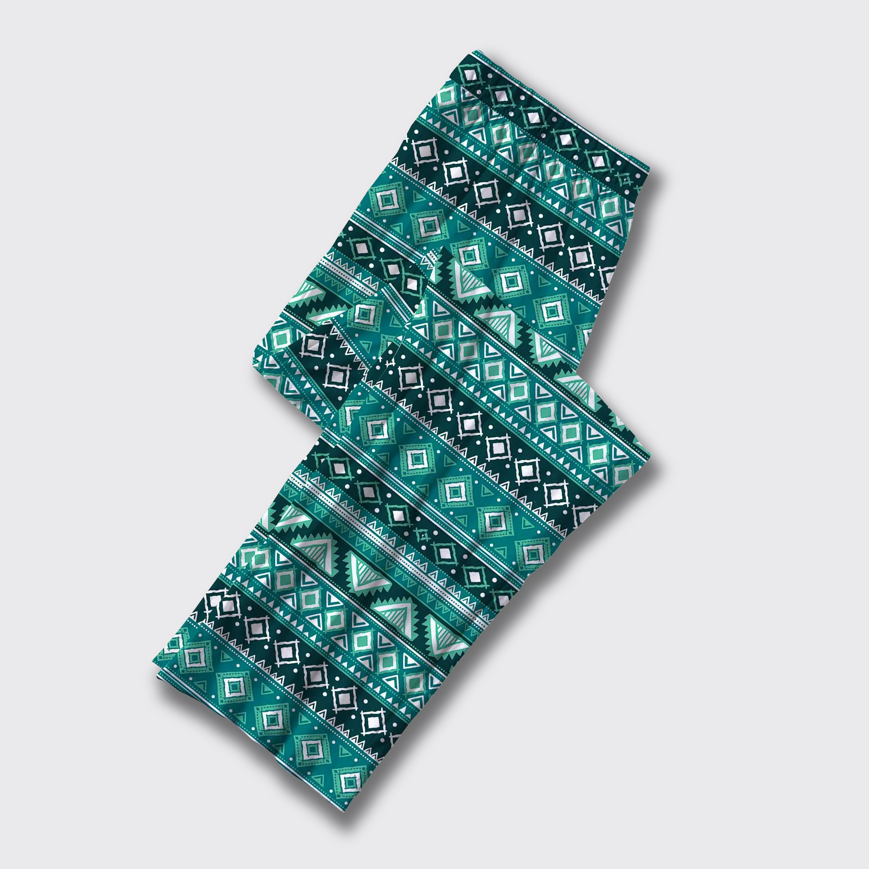 Light Green Aztec Pajama Pants