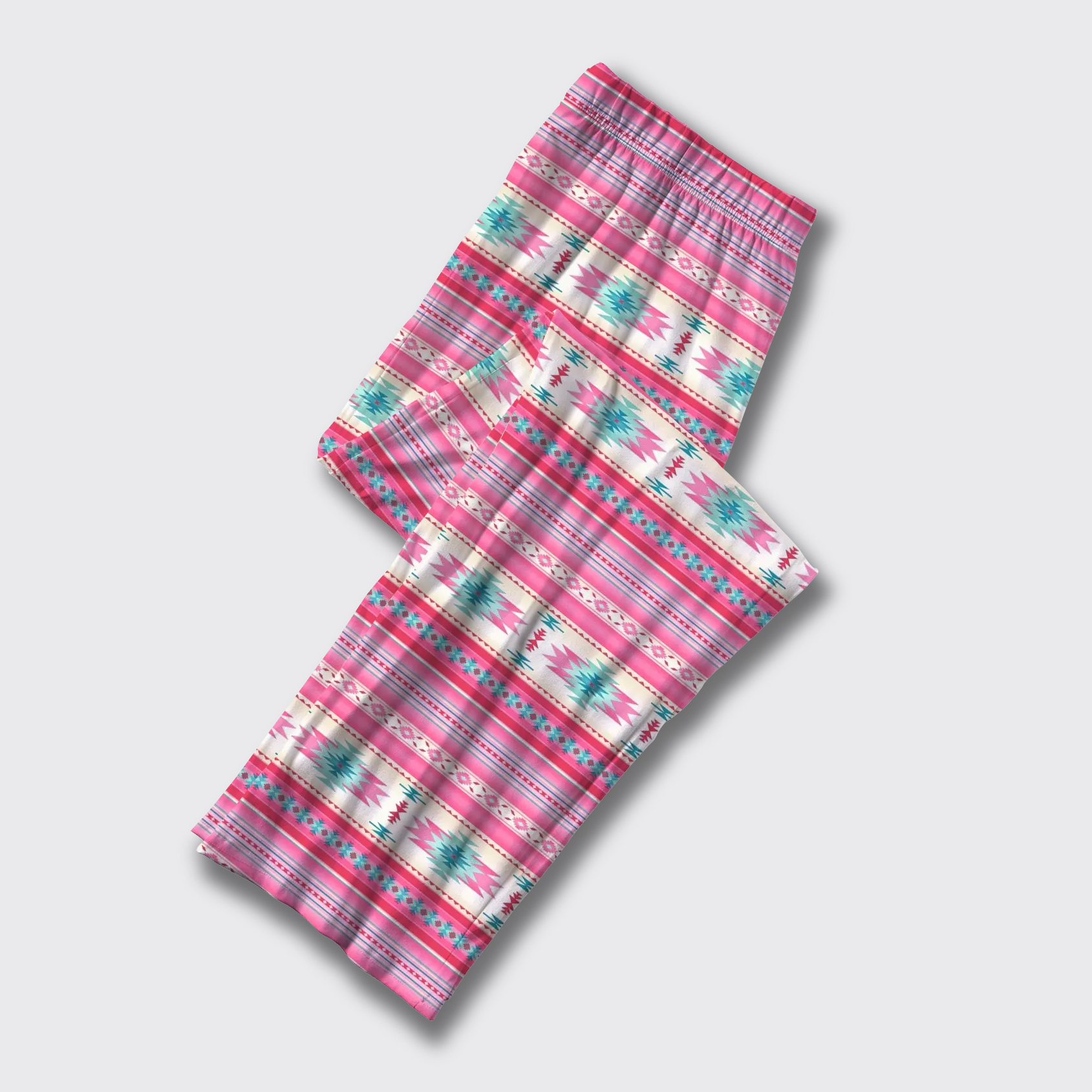 Pink Aztec Pajama Pants