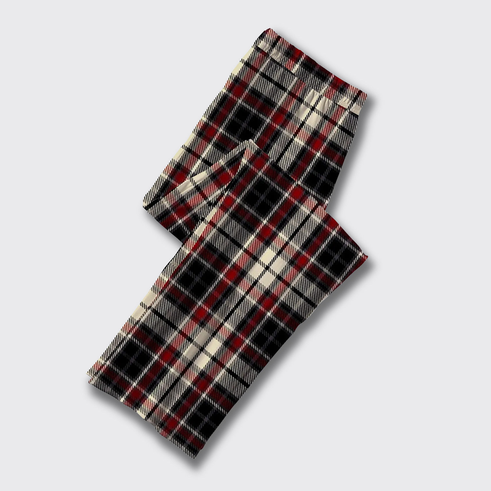 Rustic Crimson Plaid Pajama Pants