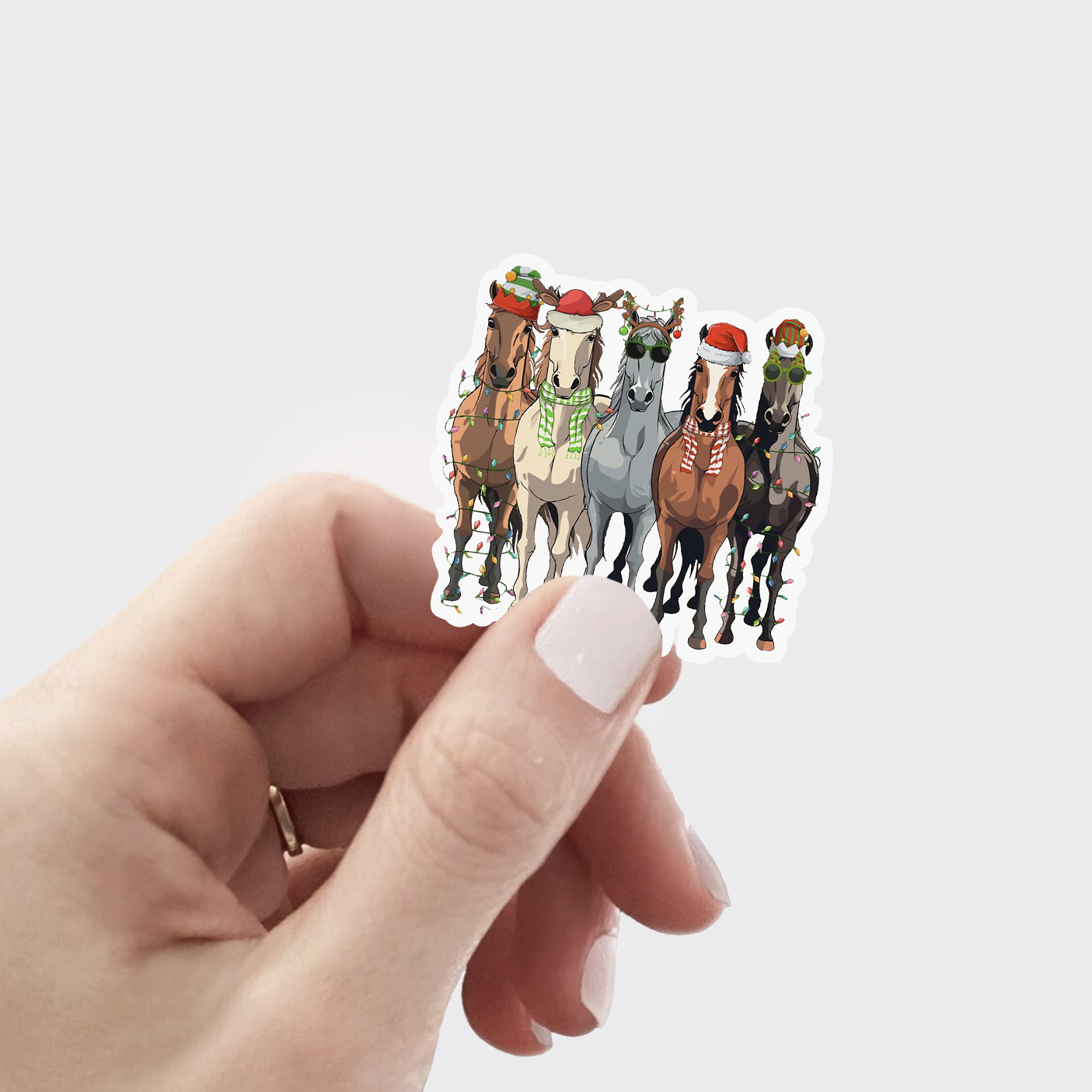 Christmas Horse_Cowboybay Sticker
