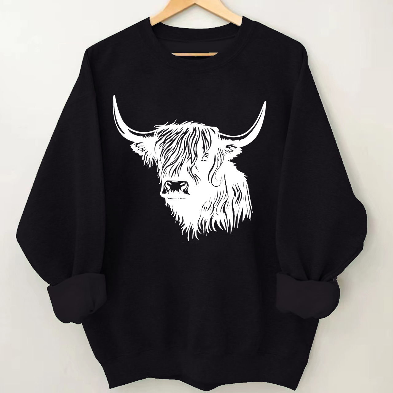 Free Sacred Highland Cow Sweatshirt