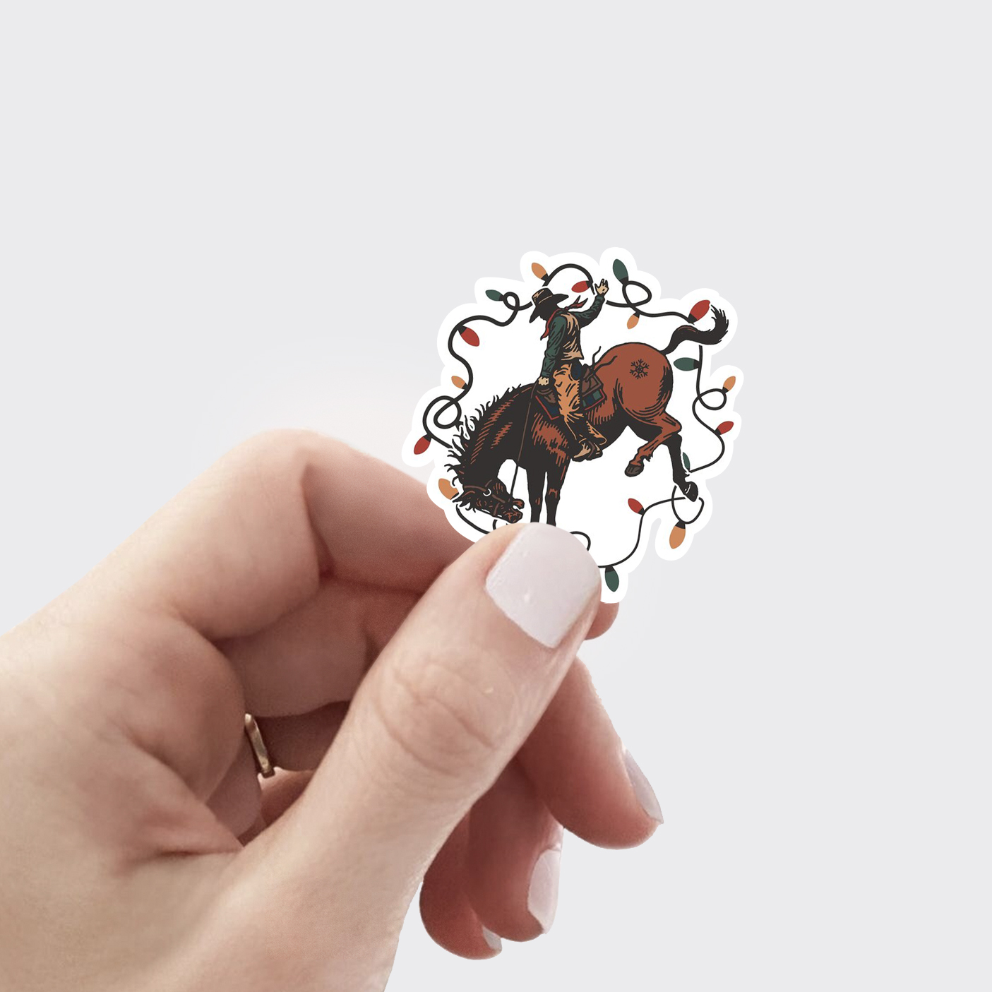 Cowboy Christmas_Cowboybay Sticker