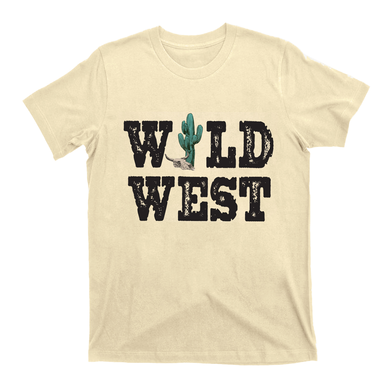 Wild West Cow Skull Cowbo T-Shirts