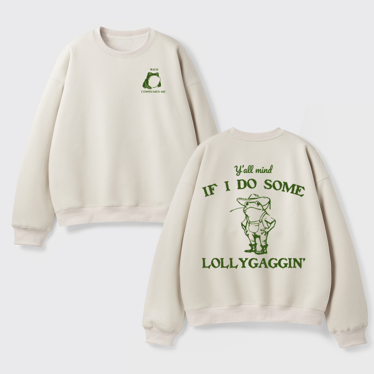 Rage Consumes Me Fleece Sweatshirt