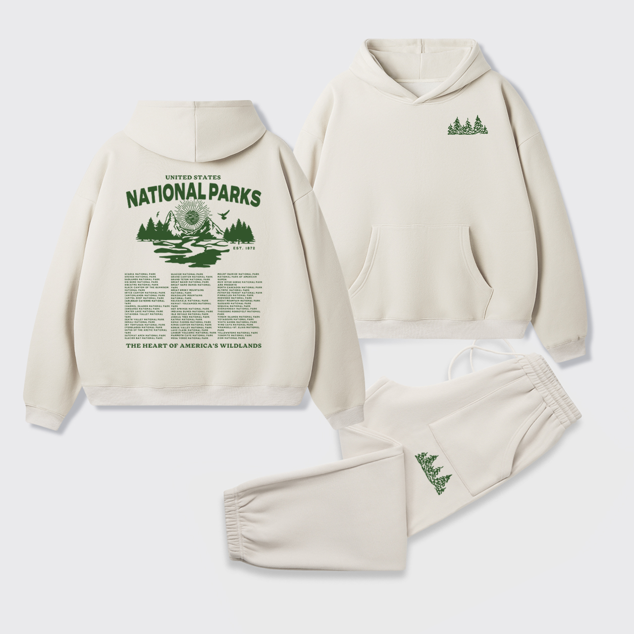 Protect Our National Parks Fleece Hoodie Set