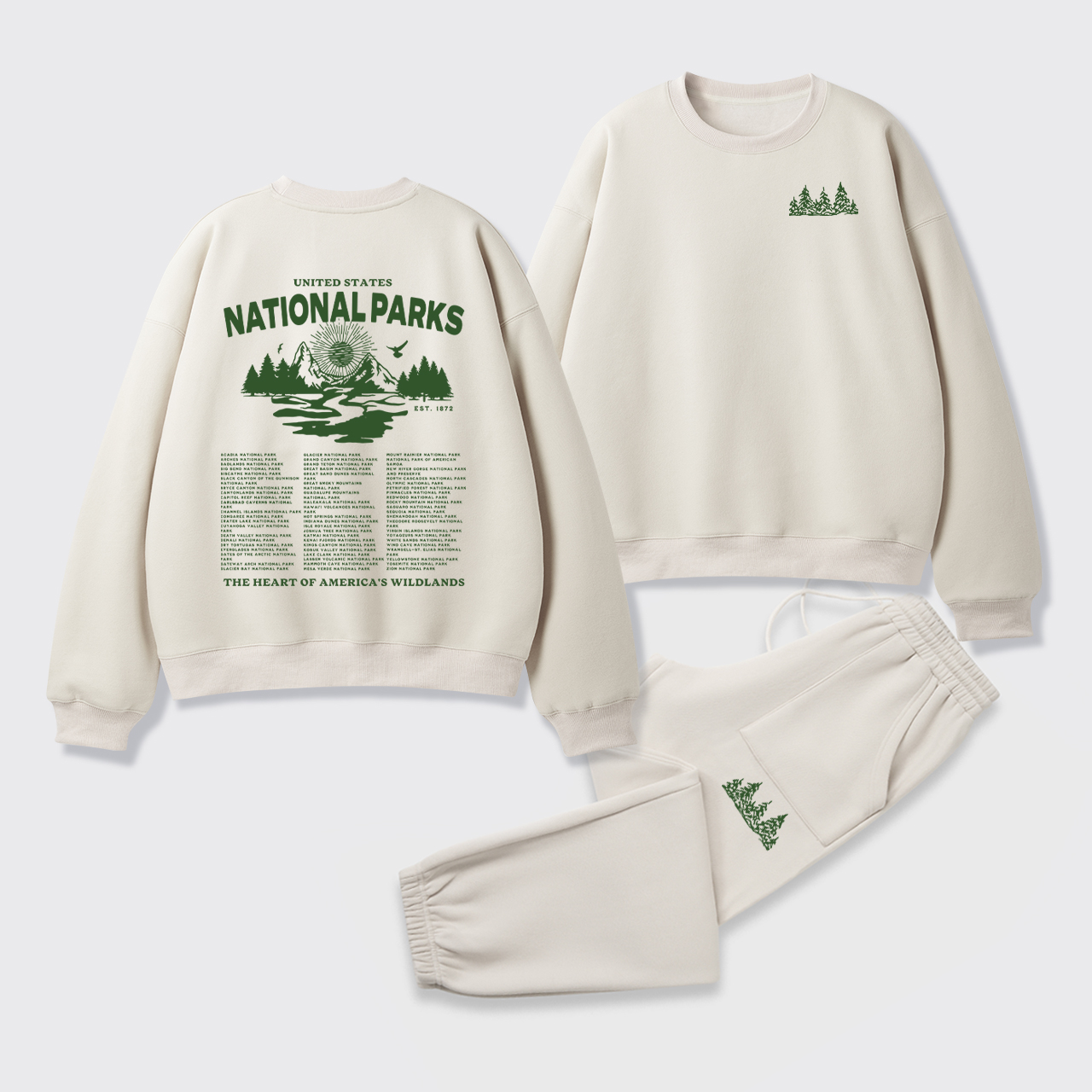Protect Our National Parks Fleece Sweatshirt Set