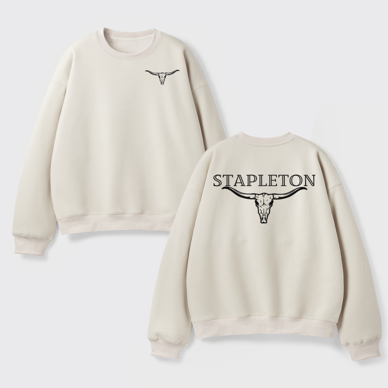 Cow Bull Fleece Sweatshirt