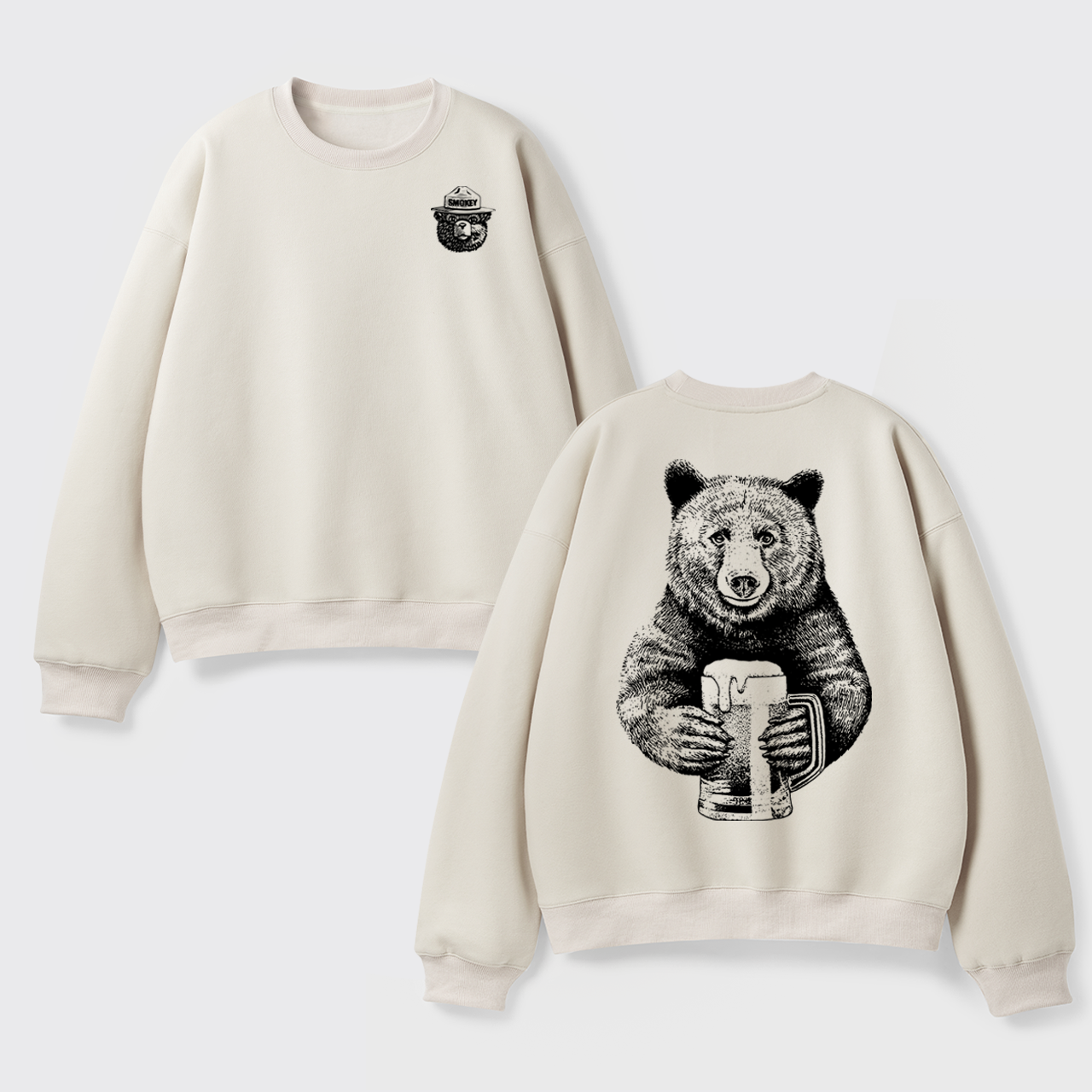 Smokey The Bear Fleece Sweatshirt