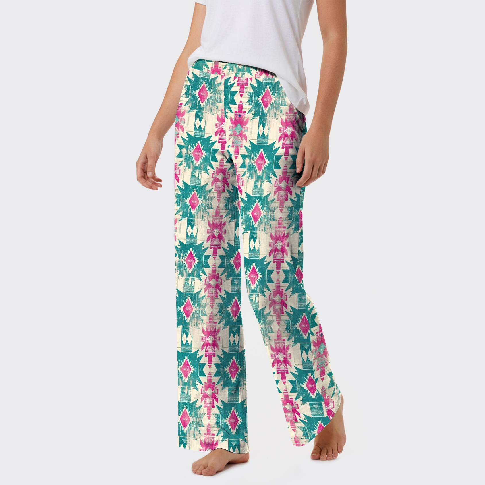 Aztec Blossom Pajama Pants