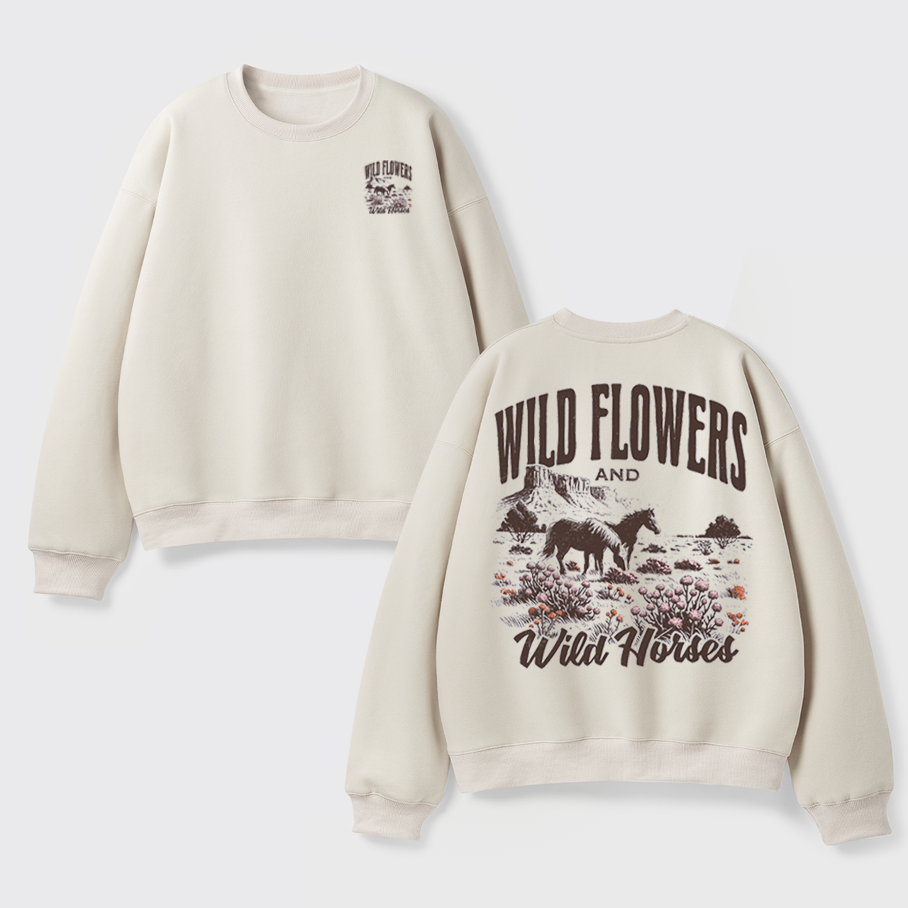 Western Stay Wild Fleece Sweatshirt