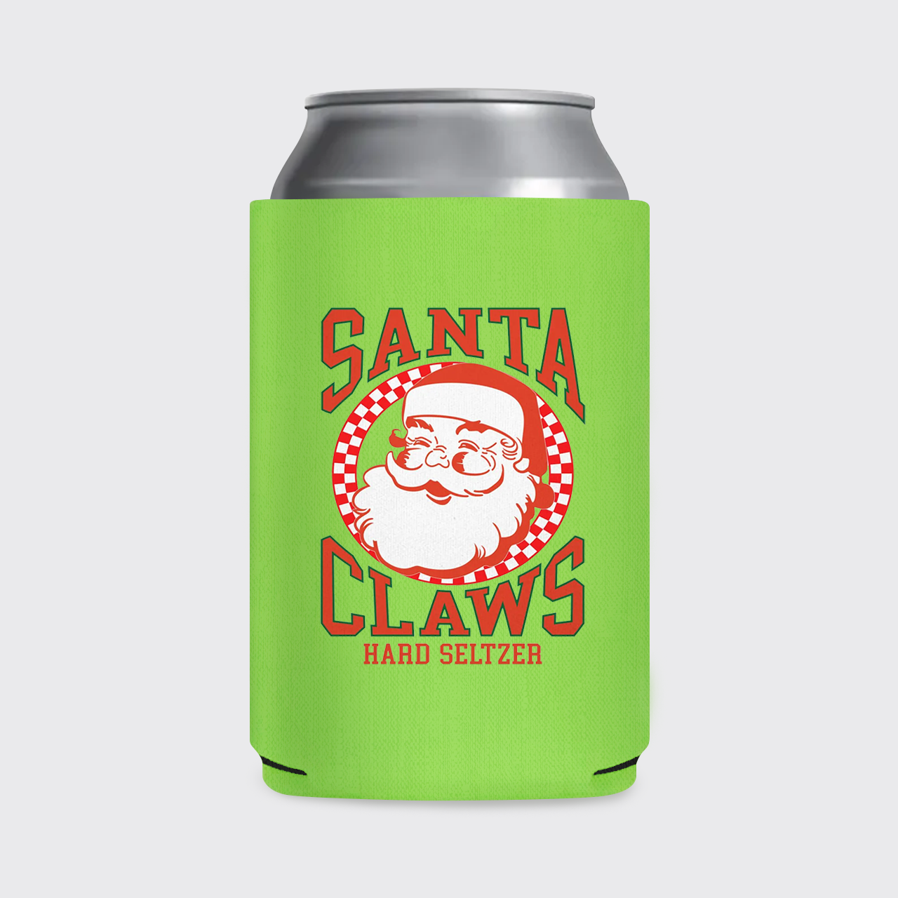Santa Claws Christmas Koozie