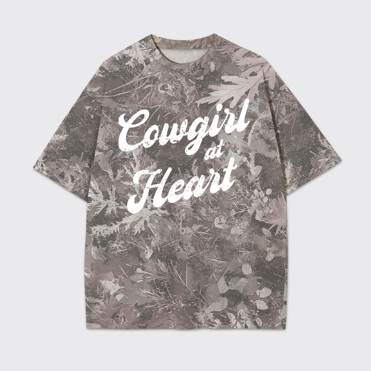 Cowgirl at Heart Camo Print Tees