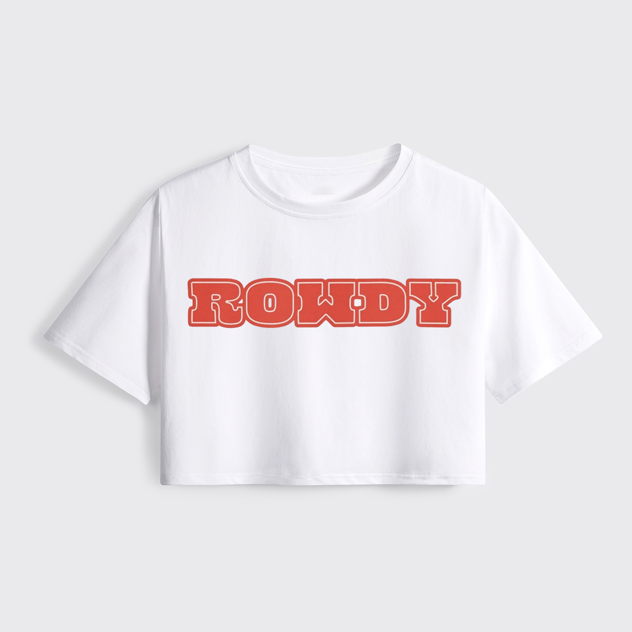 Rowdy Western 90s Cropped Boxy Tee