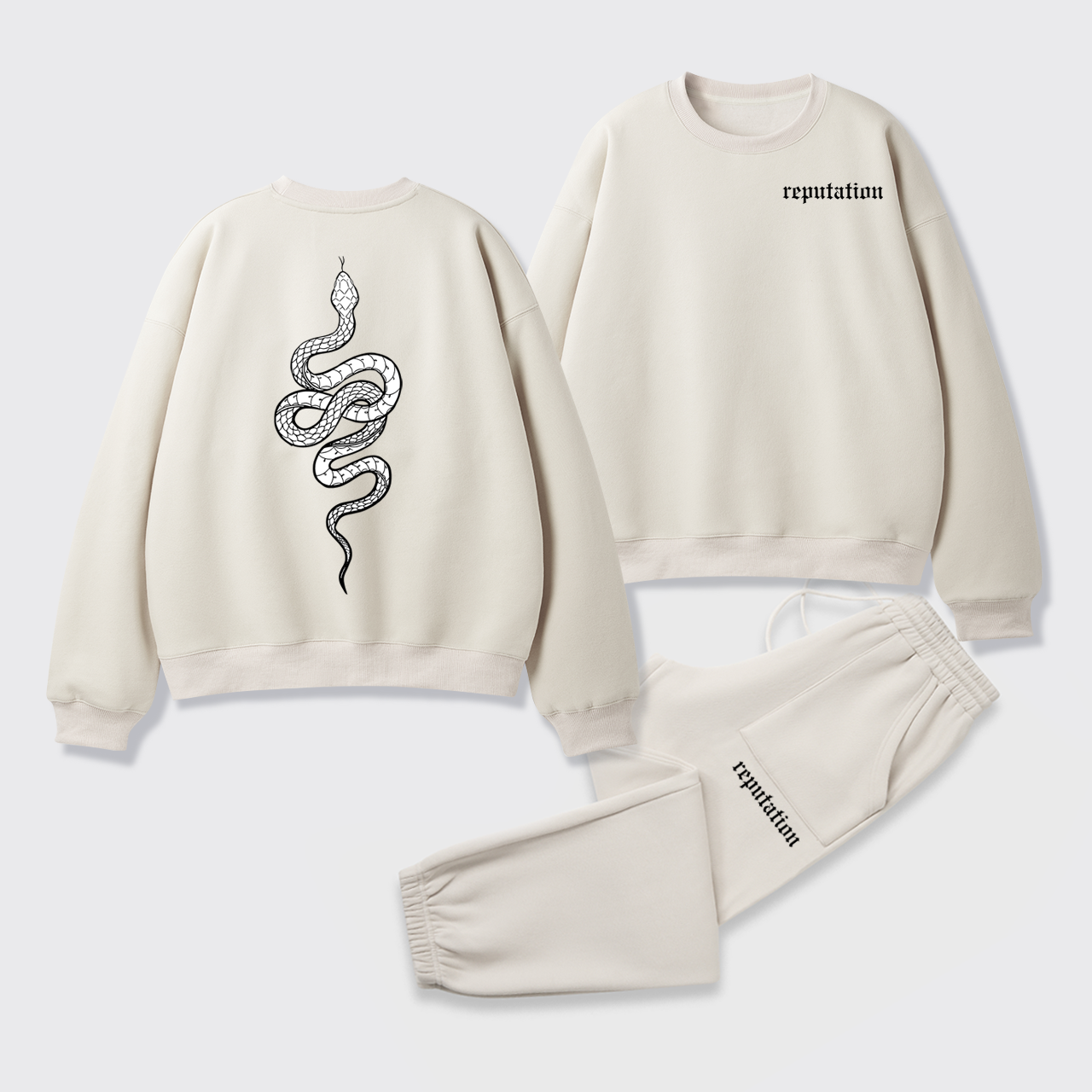 Fleece Reputation Look What You Made Me Do Sweatshirt Set