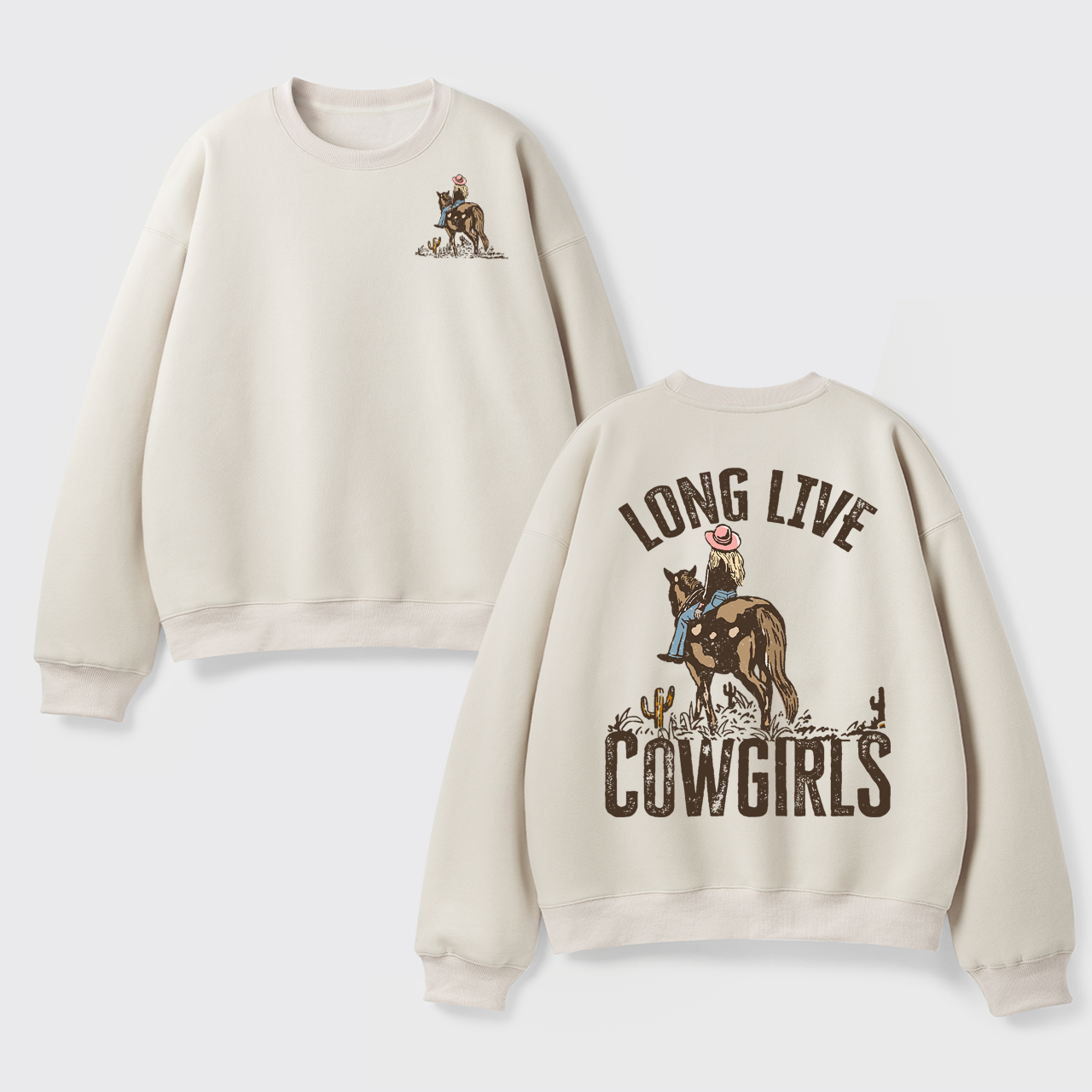 Fleece Long Live Cowgirls Sweatshirt