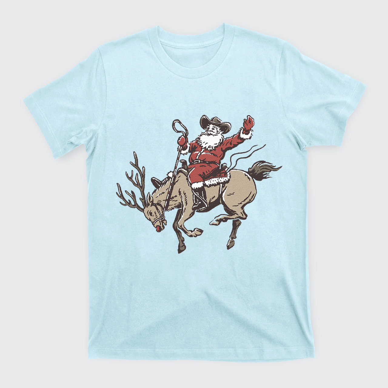 Cowboy Santa Rodeo T-Shirts