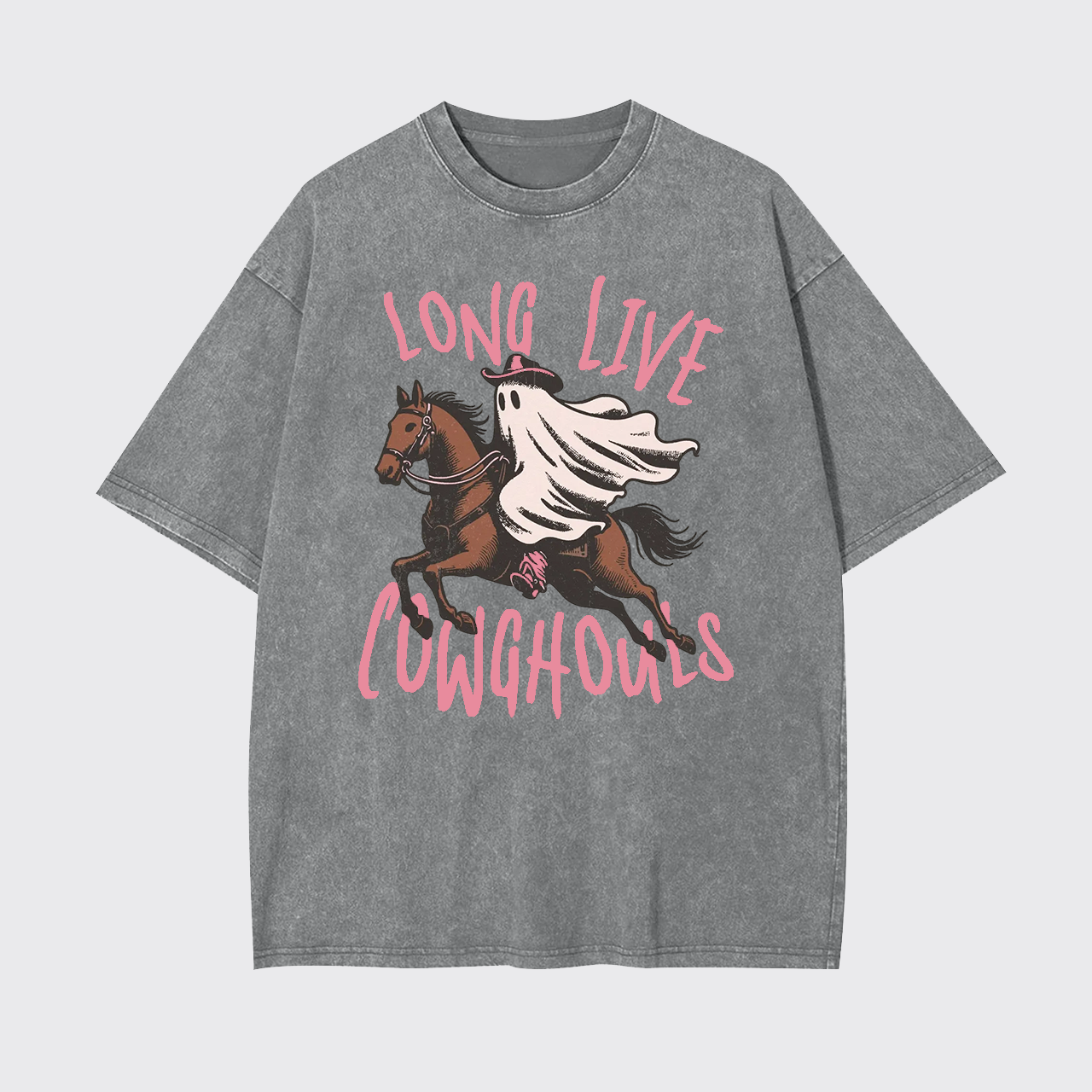Long Live Cowghouls Halloween Garment-dye Tees