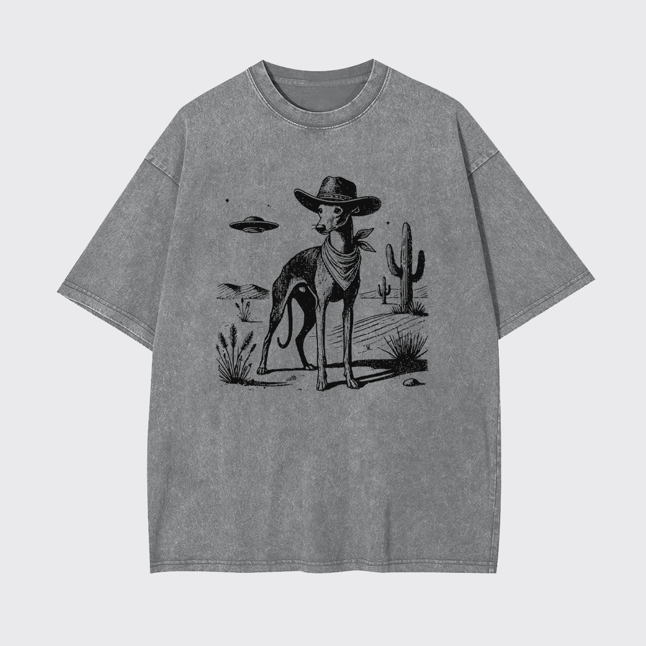 Whippet Vintage UFO Western Garment-dye Tees