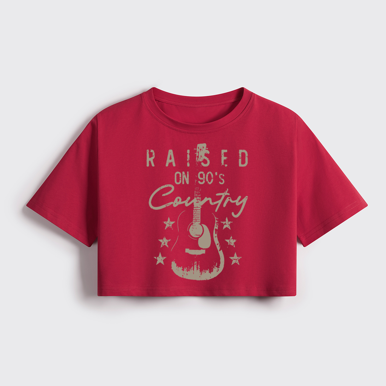 Raised on 90s Country Cropped Boxy Tee
