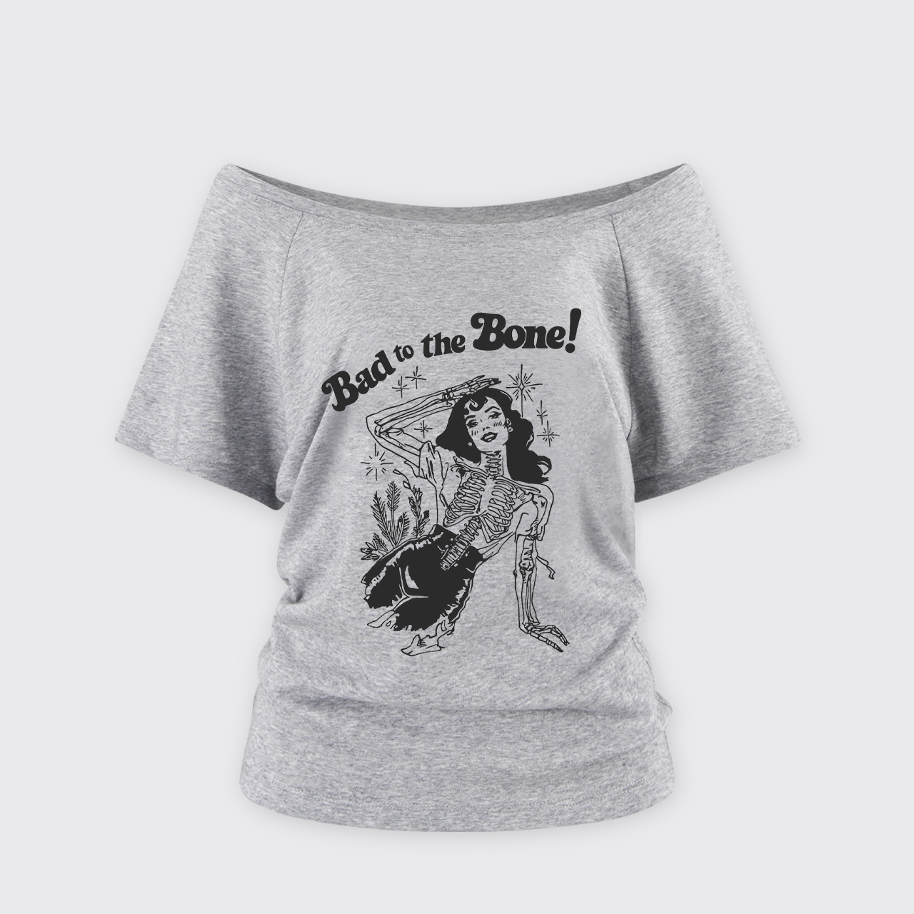 Bad To The Bone Off Shoulder Top