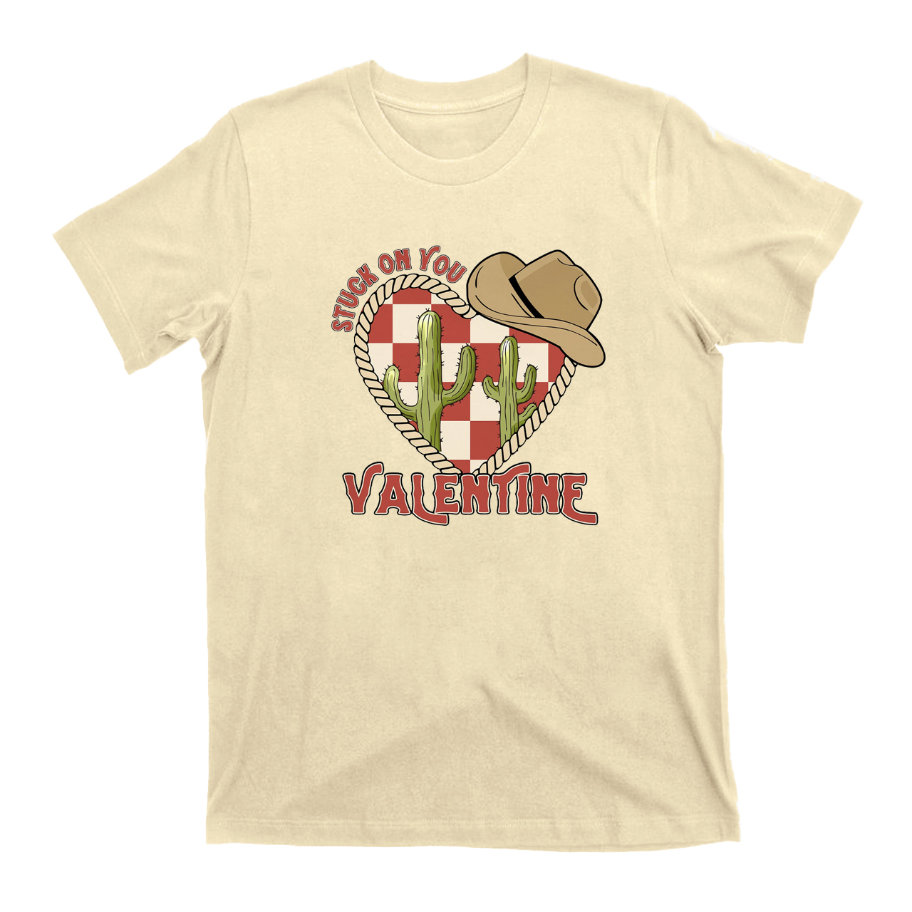 Stuck on Cowboy Heart T-Shirts