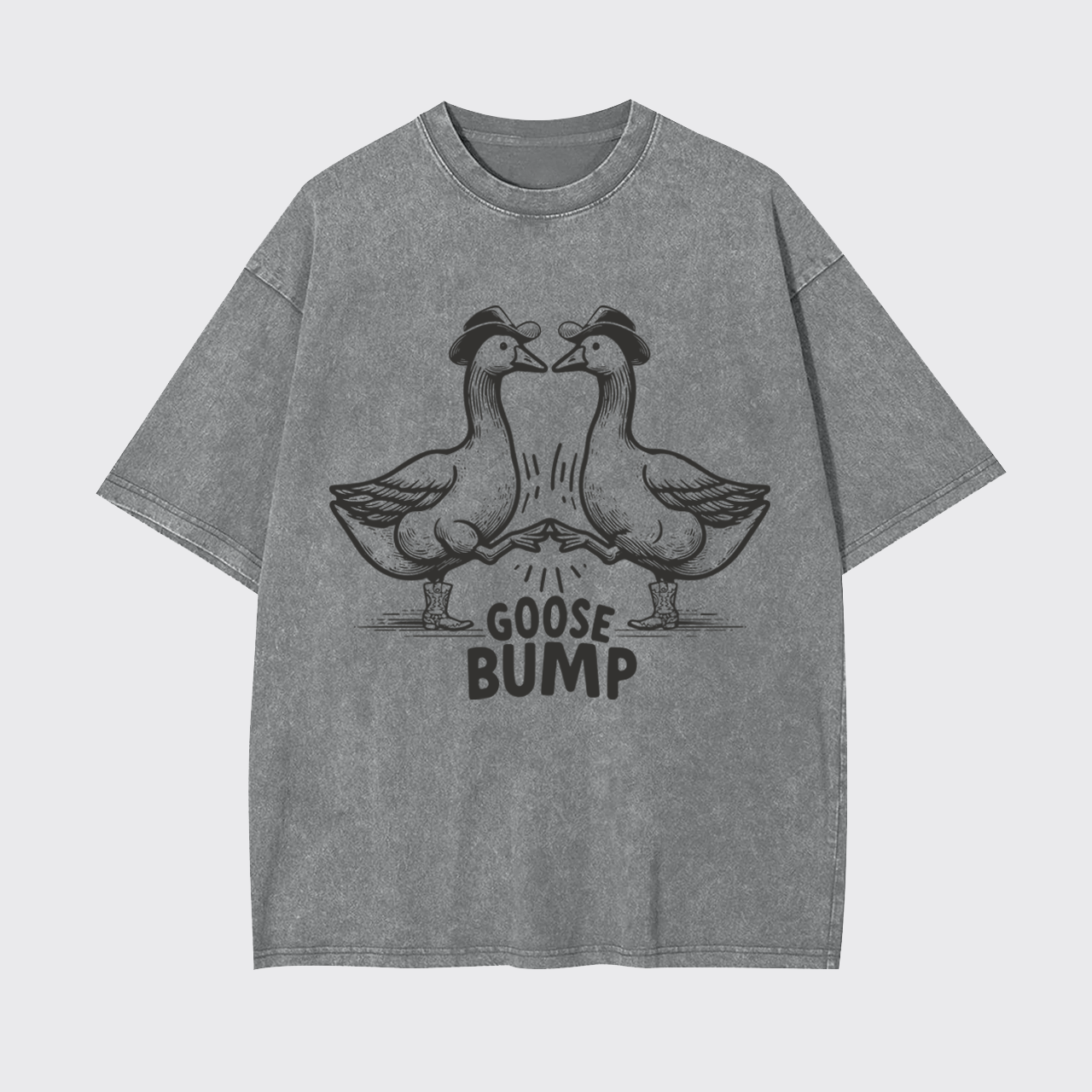 Funny Goose Bump Garment-dye Tees