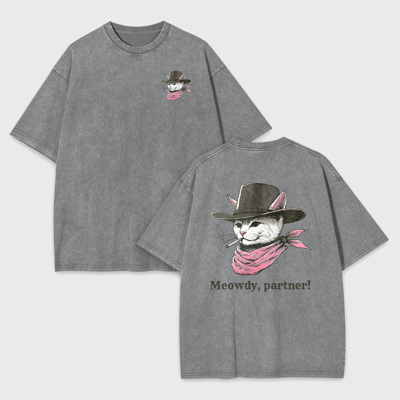 Meowdy Partner Garment-dye Tees