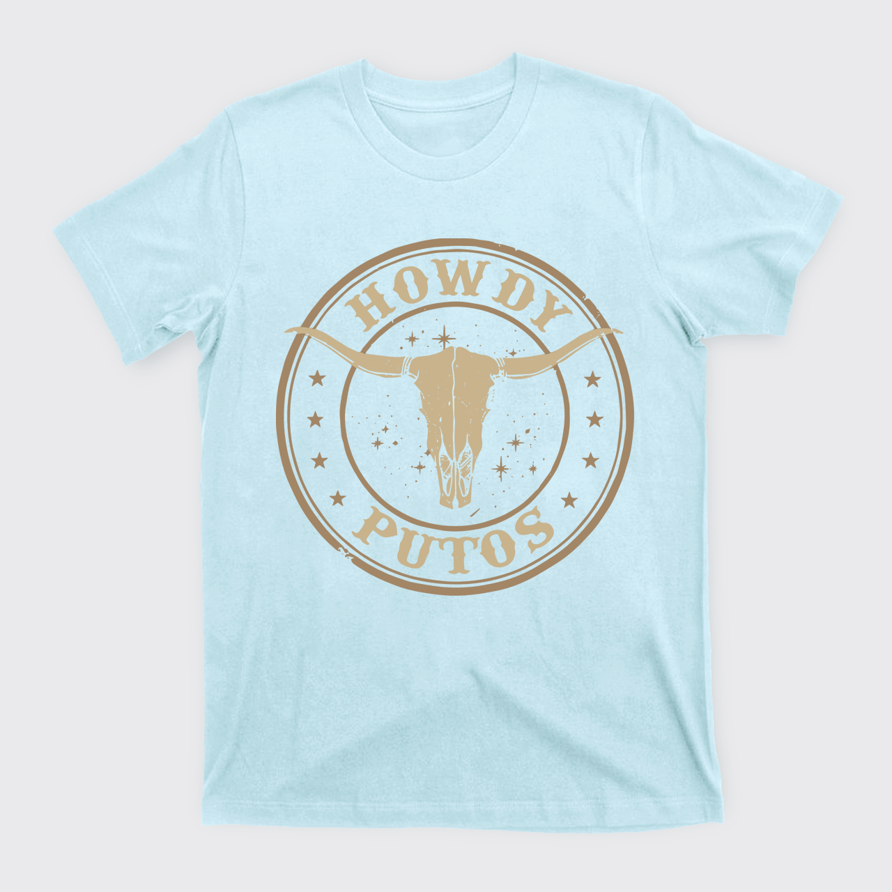 Howdy Putos Bull Skull T-Shirts