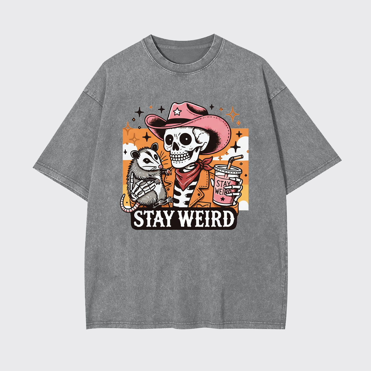Stay Weird Garment-dye Tees