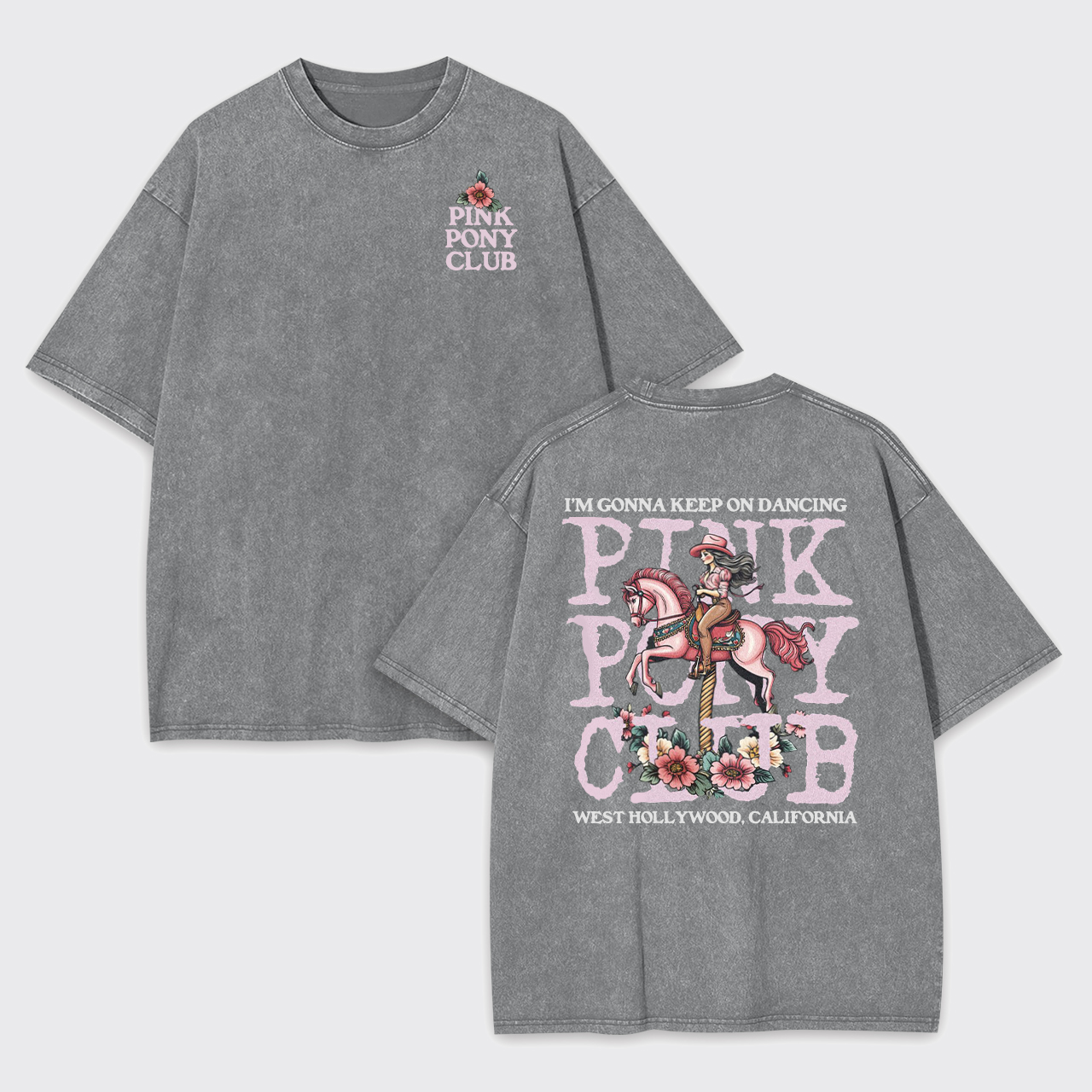 Pink Pony Club Garment-dye Tees