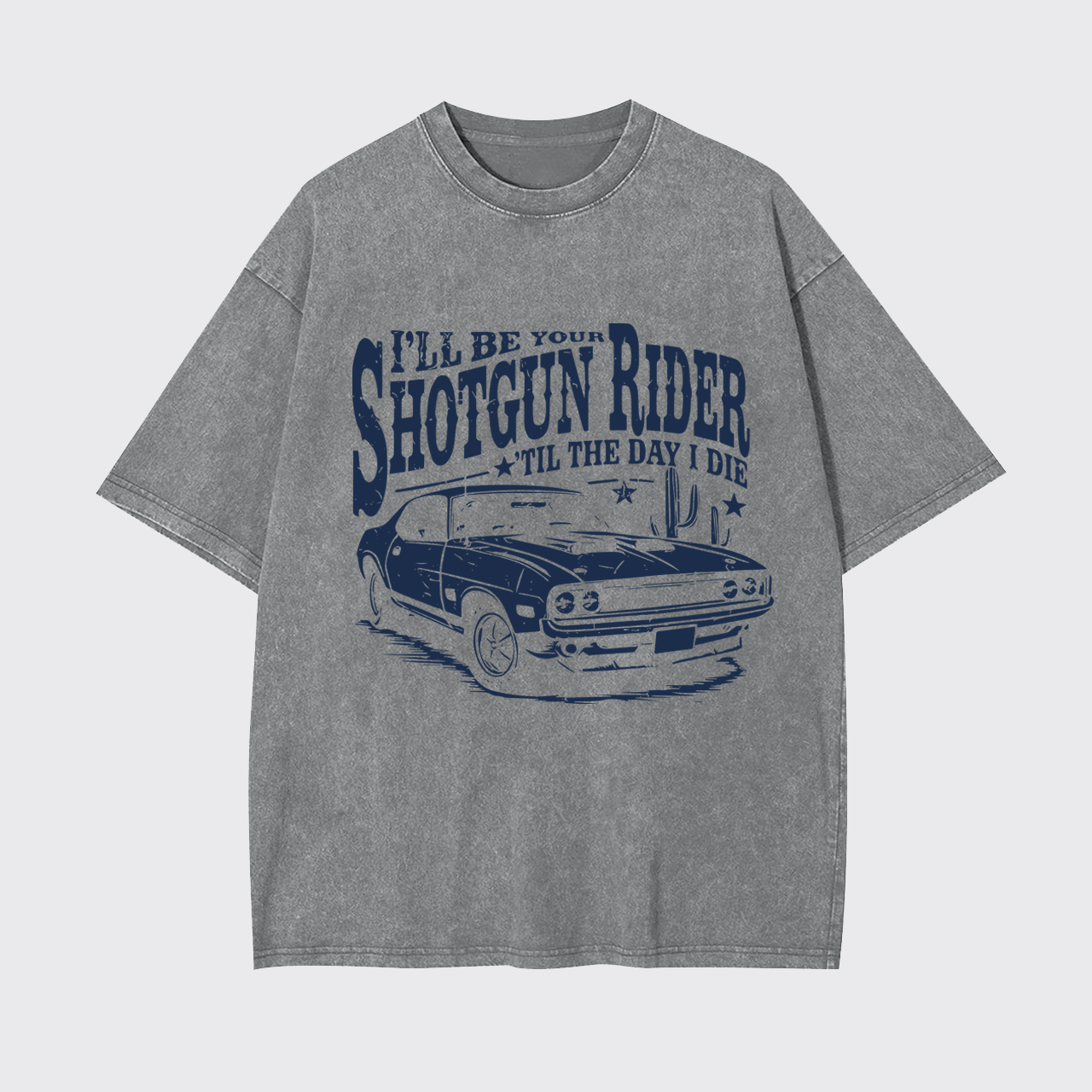 Country Music Western Rider Garment-dye Tees