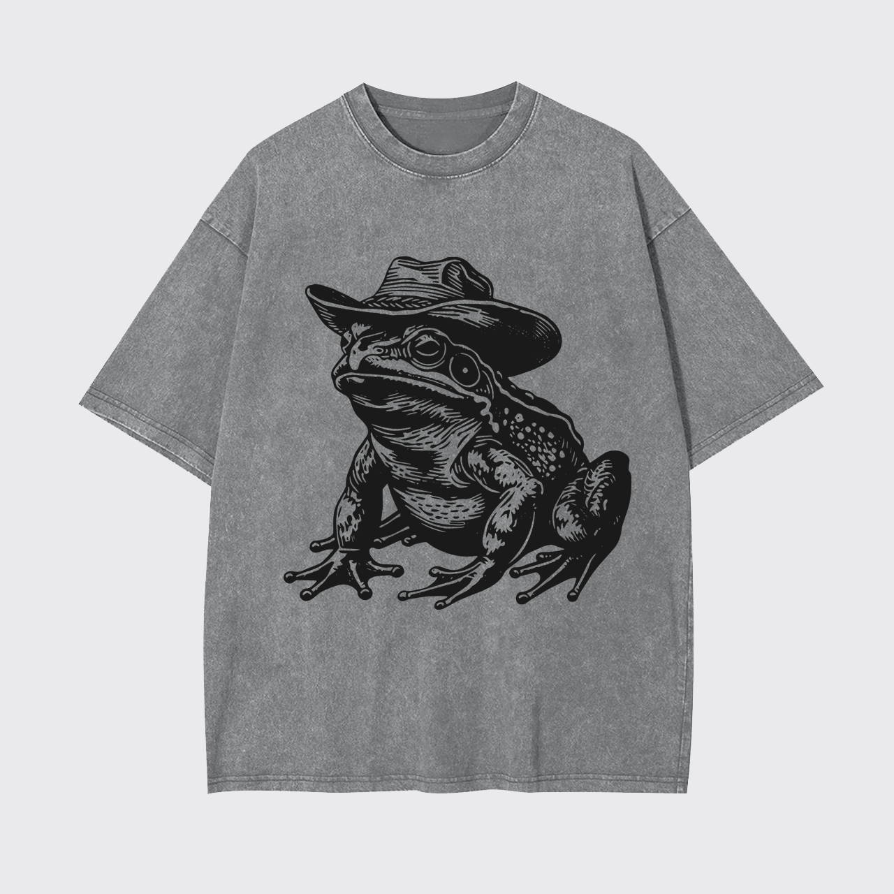Vintage Cowboy Frog Garment-dye Tees