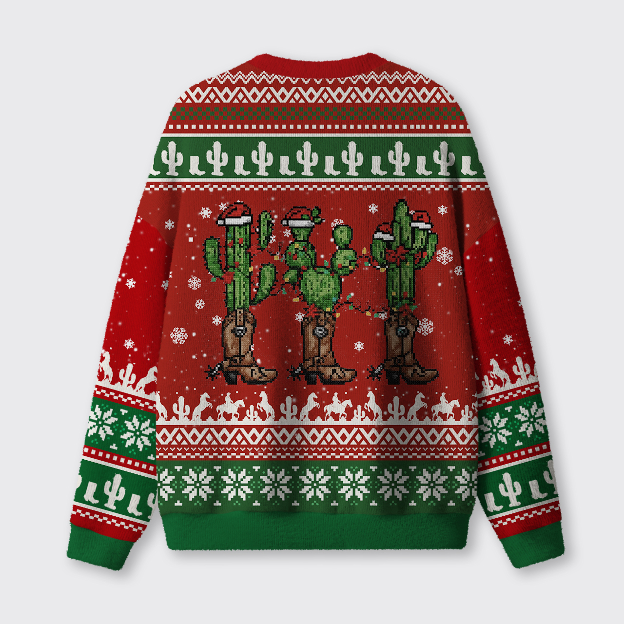 Merry Christmas Ugly Knit Sweatshirt