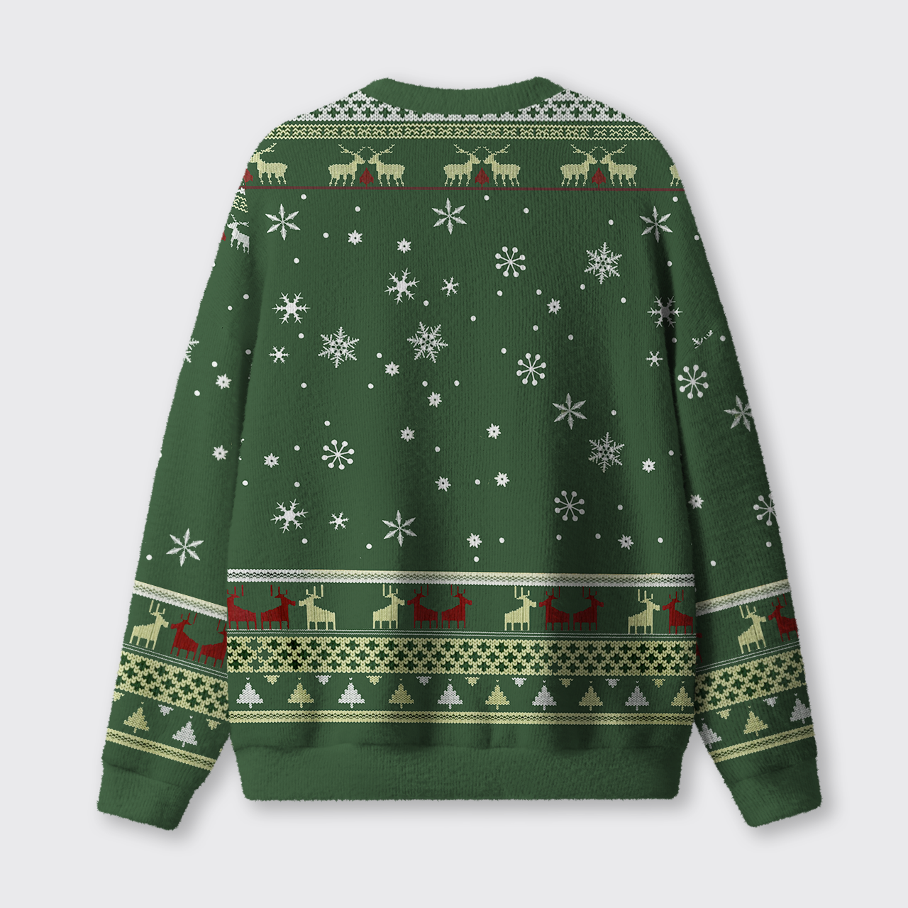 The Hell I Won't 1980s TV Show Quote Ugly Knit Sweatshirt