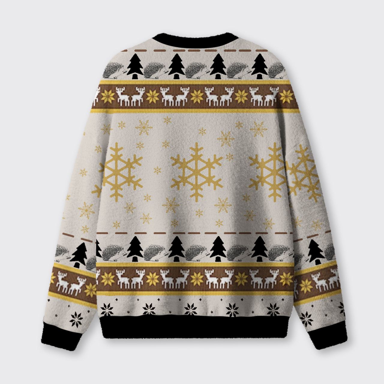 2025 Cute Hedgehog Christmas Ugly Knit Sweatshirt