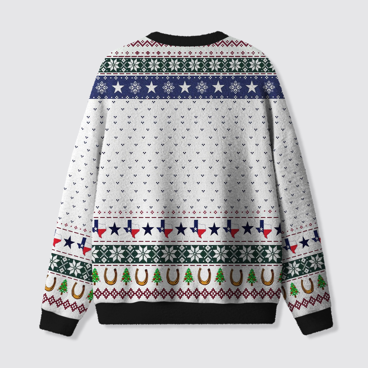 Merry Christmas Y'all Texas Ugly Knit Sweatshirt