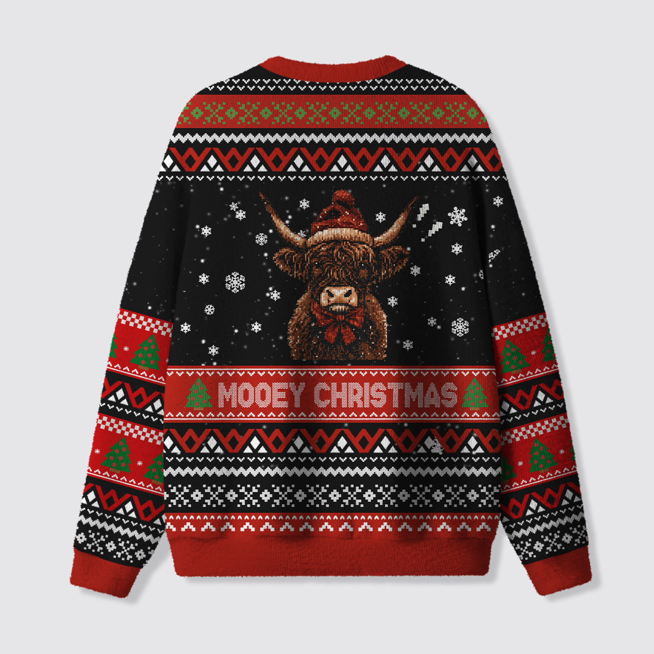 Mooey Christmas Ugly Knit Sweatshirt