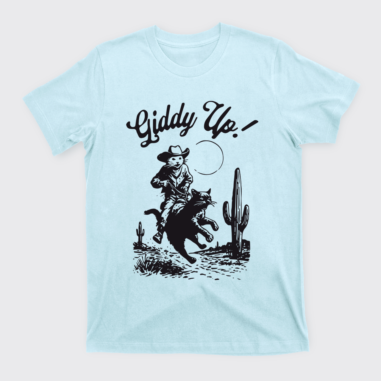 Giddy Up Funny Cowboy Mouse T-Shirts