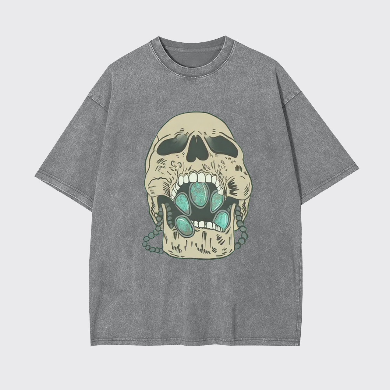 Vintage Skeleton Cowgirl Garment-dye Tees