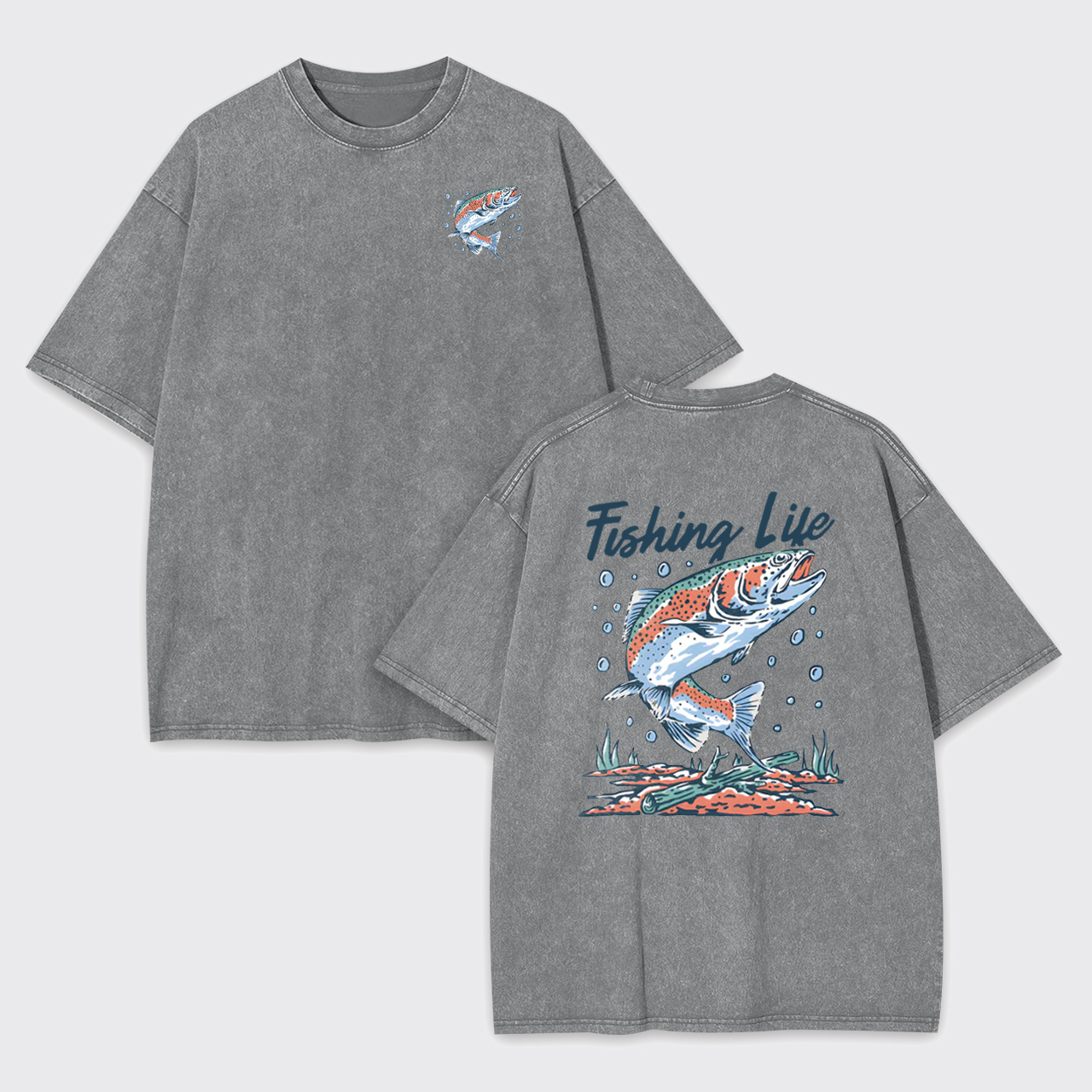 Fishing Life Garment-dye Tees