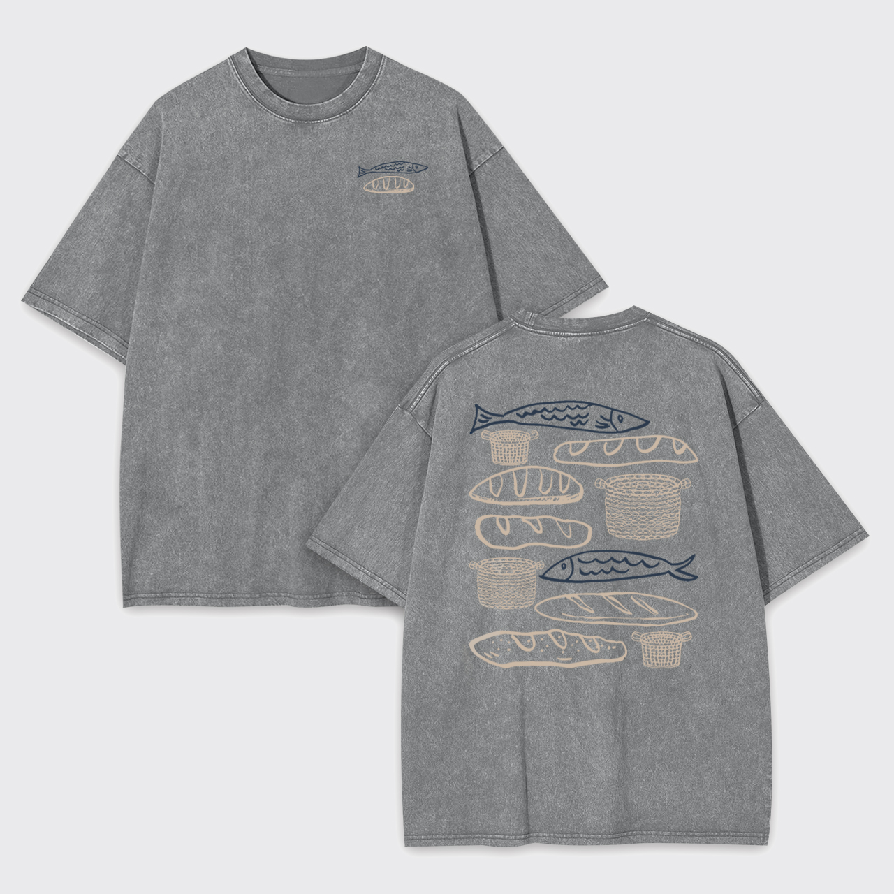 Bread & Fish Garment-dye Tees