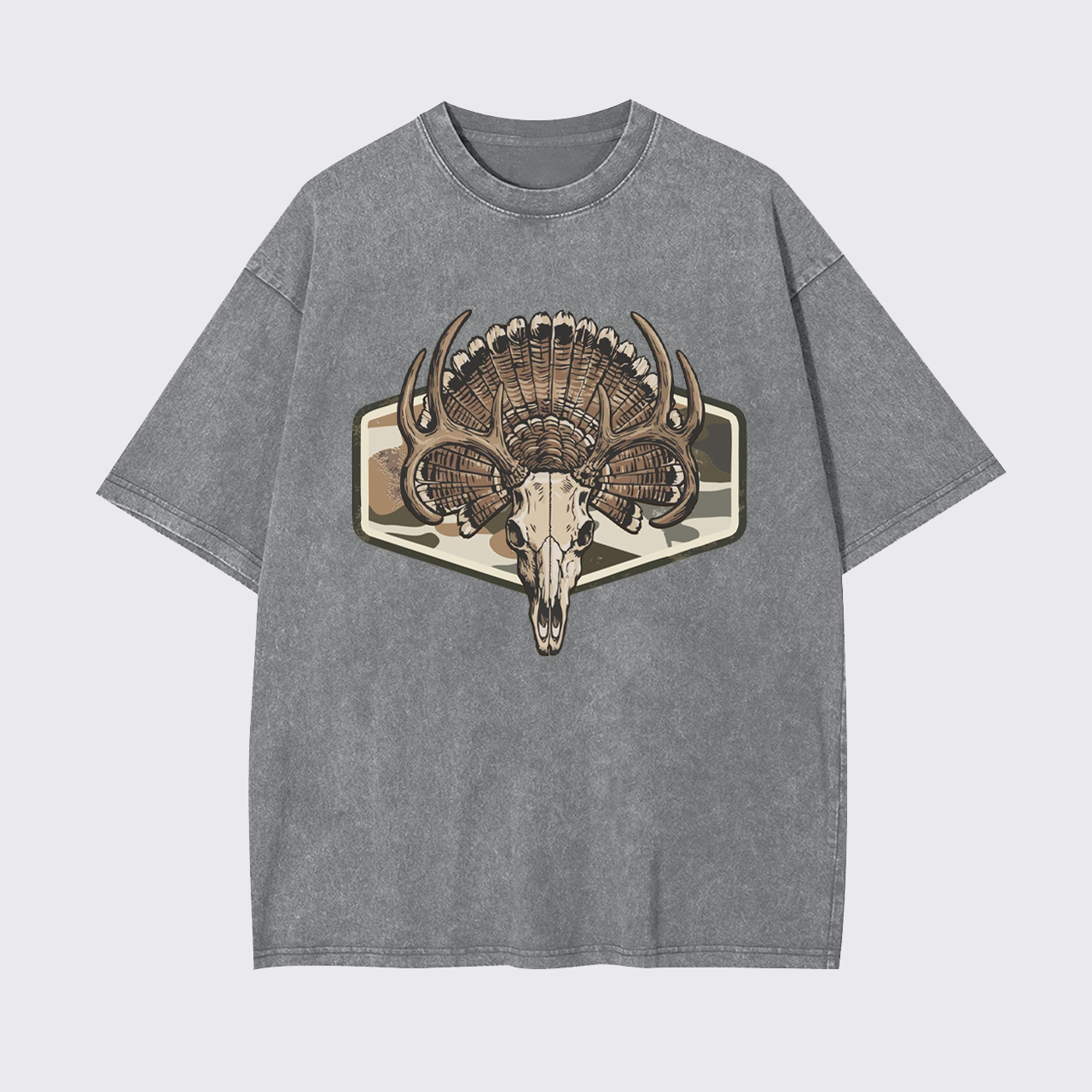 Deer Skull Garment-dye Tees