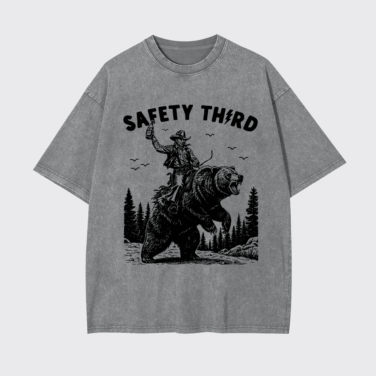 Safety Third Garment-dye Tees