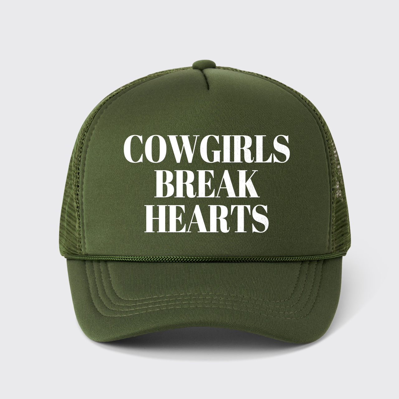 Cowgirls Break Hearts Trucker Hat