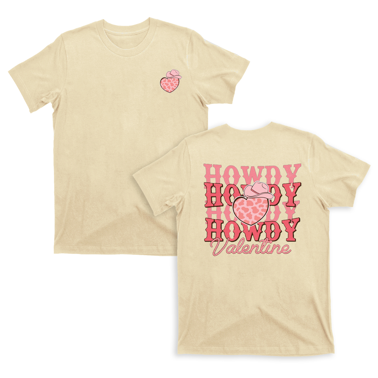 Howdy Valentine Sweet Heart T-Shirts