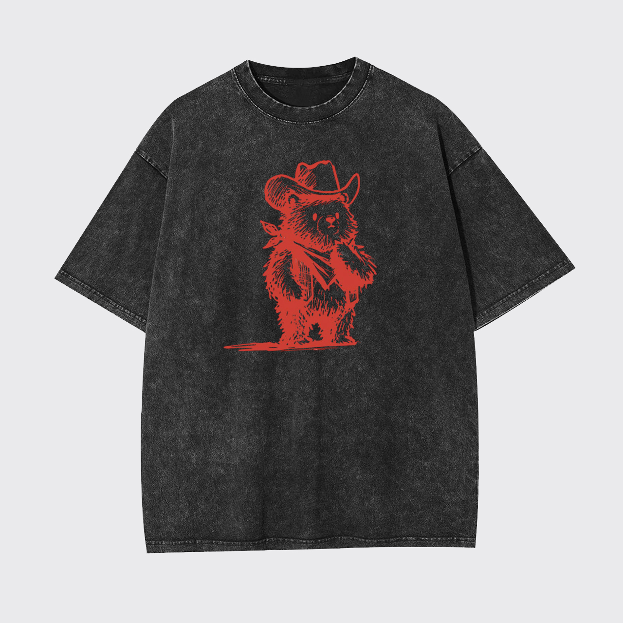 Cowboy Bear Garment-dye Tees