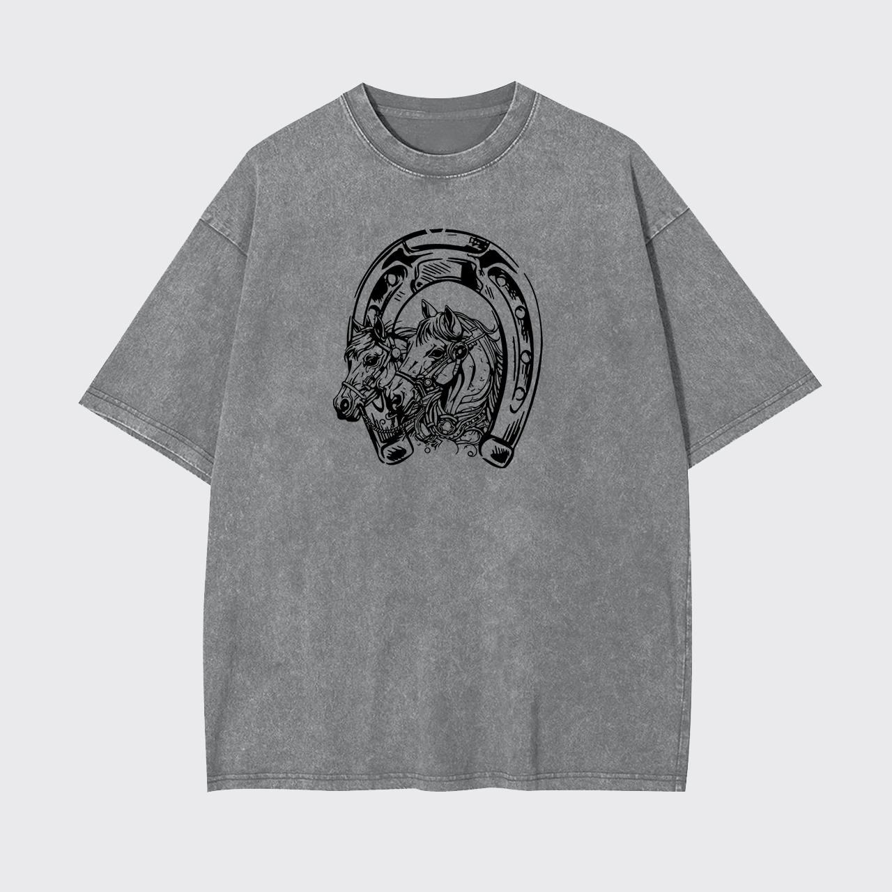 Western Horse Garment-dye Tees