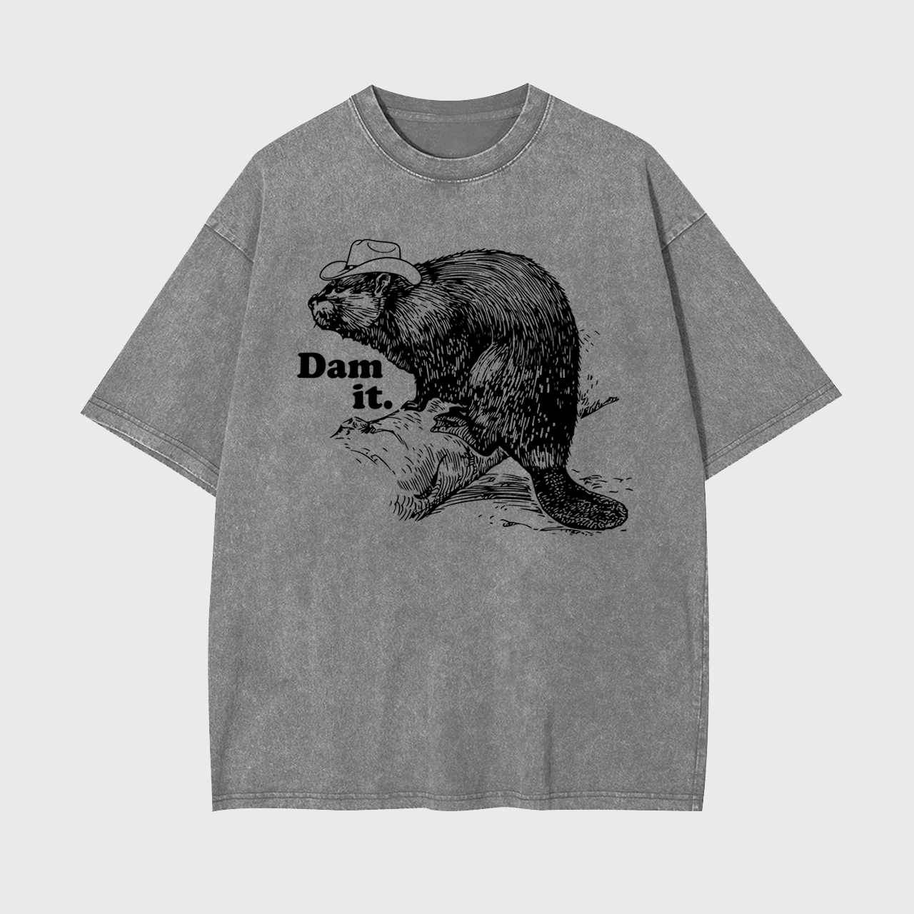 Funny Beaver Dam it Garment-dye Tees