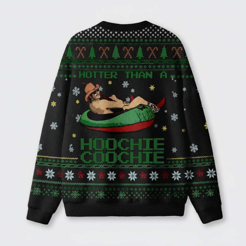 Funny Country Christmas Ugly Knit Sweatshirt